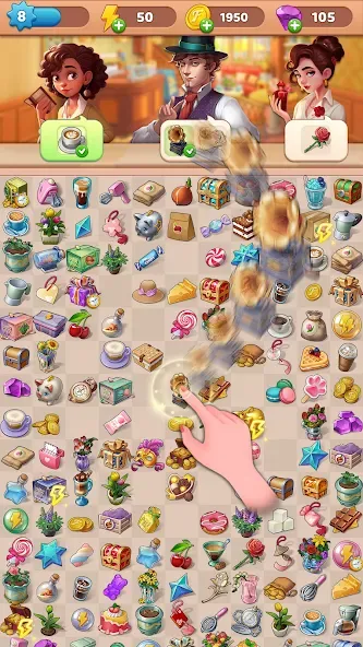 Grand Inn Story (Мердж Лав) [МОД Много монет] Screenshot 3