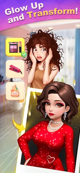 Merge Lover: Story & Makeover (Мердж Ловер) [МОД Все открыто] Screenshot 2