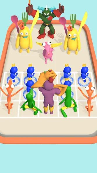 Merge Monster Squad (Мердж Рейнбоу) [МОД Бесконечные деньги] Screenshot 3