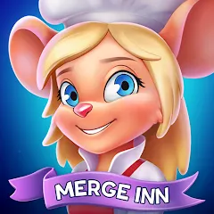 Скачать взломанную Merge Inn - Cafe Merge Game (Мердж Инн)  [МОД Много денег]