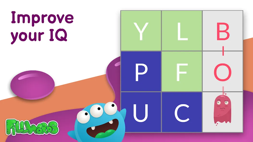 Fill Words: Word Search Puzzle [МОД Много монет] Screenshot 1