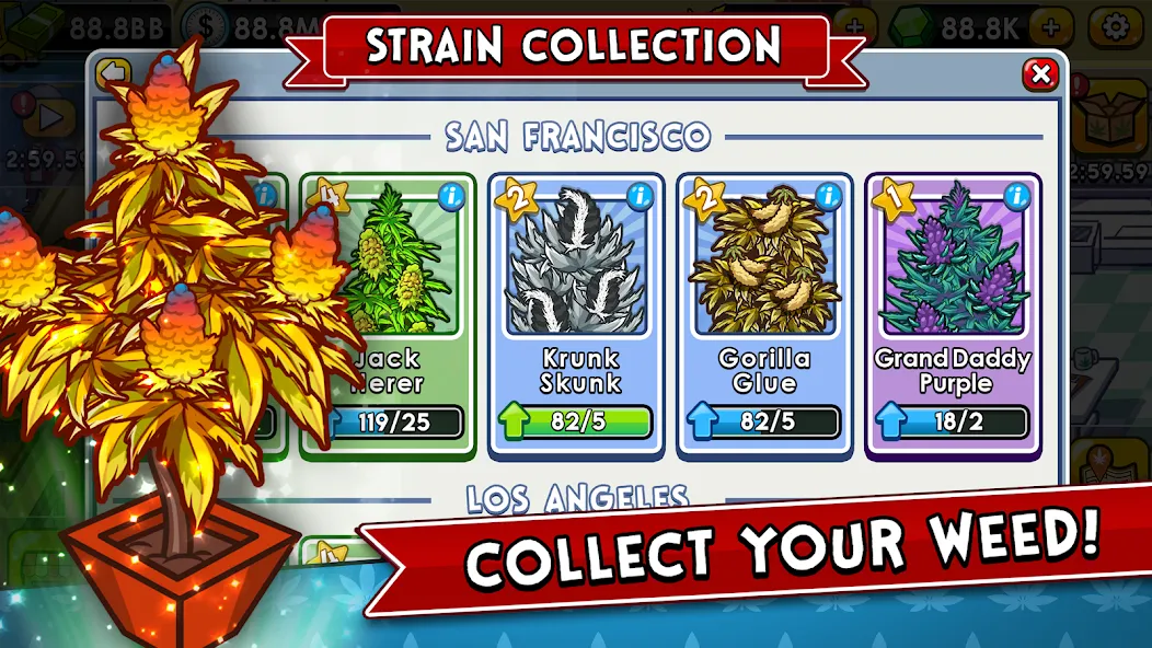 Weed Inc: Idle Tycoon (Уид Инк) [МОД Mega Pack] Screenshot 2