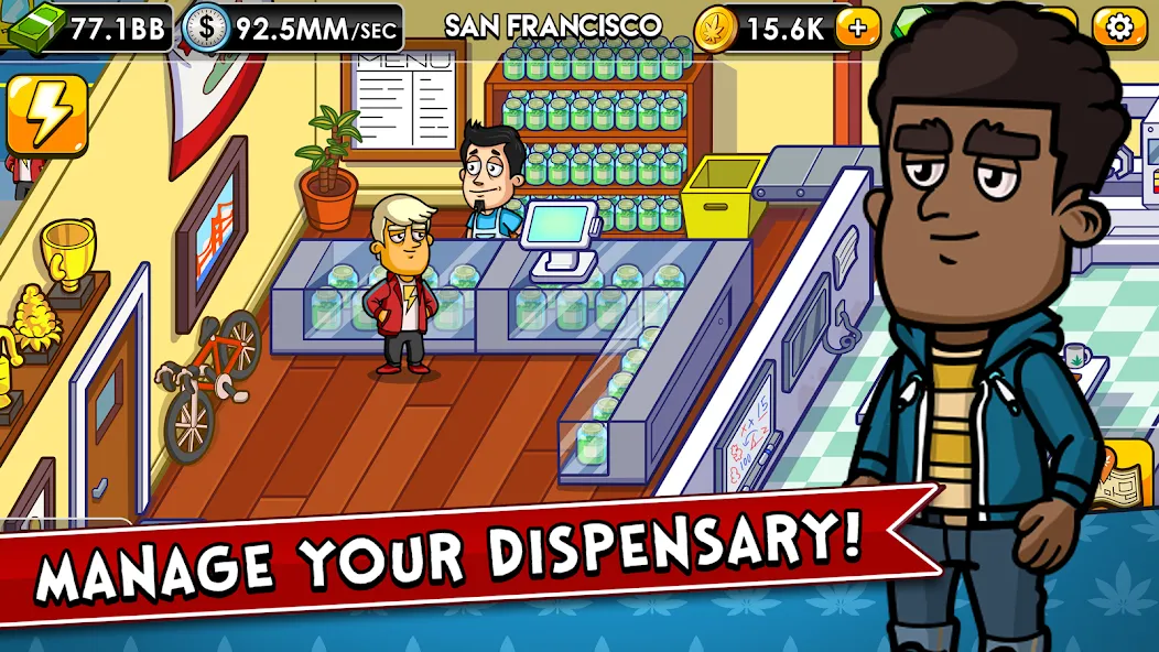 Weed Inc: Idle Tycoon (Уид Инк) [МОД Mega Pack] Screenshot 3