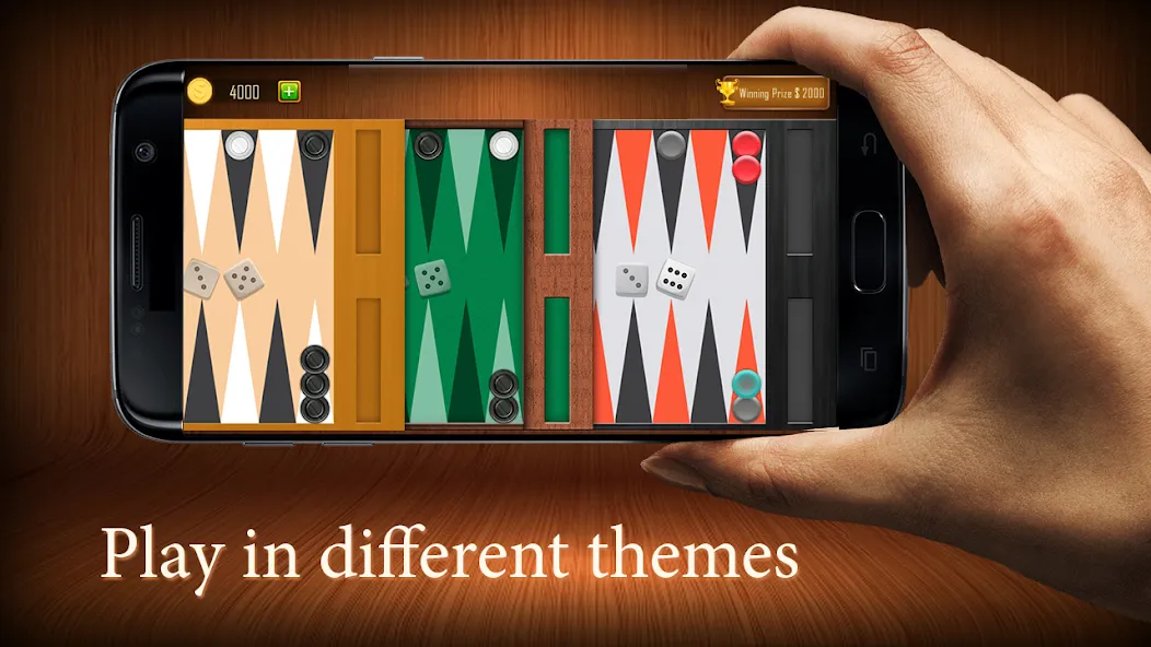 Backgammon board game - Tavla [МОД Бесконечные монеты] Screenshot 2