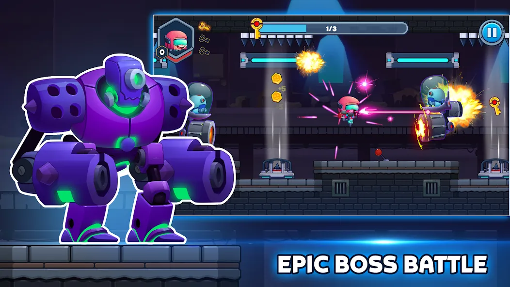 Metal Gun - Cyber Soldier (Метал Ган) [МОД Unlocked] Screenshot 4