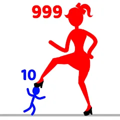 Взломанная Stick Hero: Mighty Tower Wars (Стик Хиро)  [МОД Все открыто]