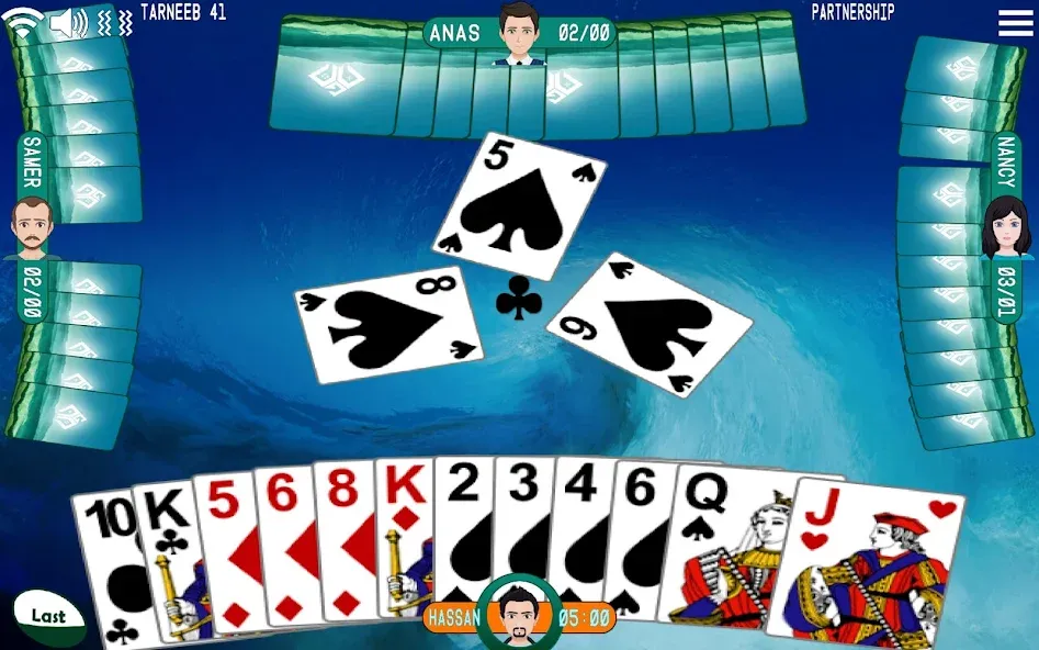 Golden Card Games Tarneeb Trix (Голден Кард Геймс Тарниб Трикс) [МОД Меню] Screenshot 1