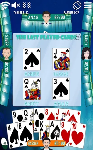 Golden Card Games Tarneeb Trix (Голден Кард Геймс Тарниб Трикс) [МОД Меню] Screenshot 5