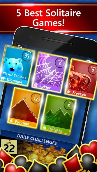 Microsoft Solitaire Collection (Майкрософт Солитер Коллекшн) [МОД Menu] Screenshot 1