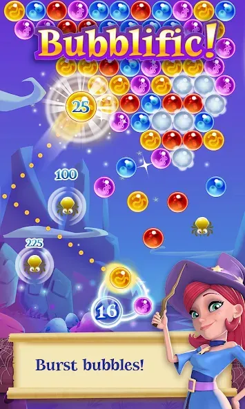 Bubble Witch 2 Saga (Бабл Витч 2 Сага) [МОД Меню] Screenshot 1