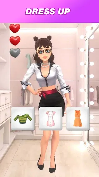 Become an Office Queen (Станьте королевой офиса) [МОД Бесконечные монеты] Screenshot 3