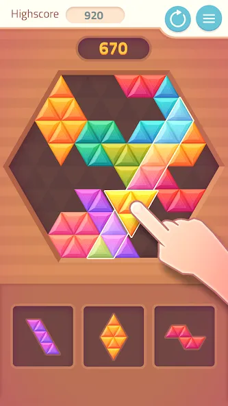 Triangles & Blocks (Полиблок) [МОД Все открыто] Screenshot 2
