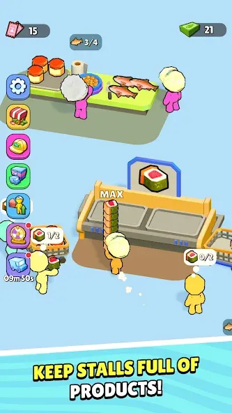 My Fish Mart: Idle Tycoon Game (Мой рыбный магазин) [МОД Все открыто] Screenshot 3