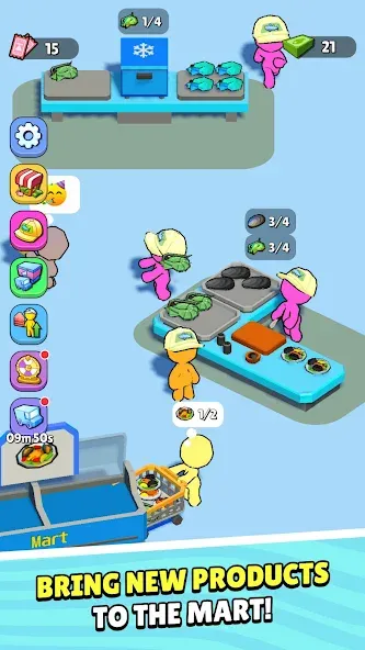 My Fish Mart: Idle Tycoon Game (Мой рыбный магазин) [МОД Все открыто] Screenshot 5