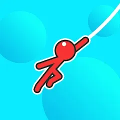 Взломанная Stickman Hook  [МОД Все открыто]