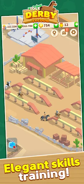 Idle Derby Tycoon (Айдл Дерби Тайкун) [МОД Много денег] Screenshot 4