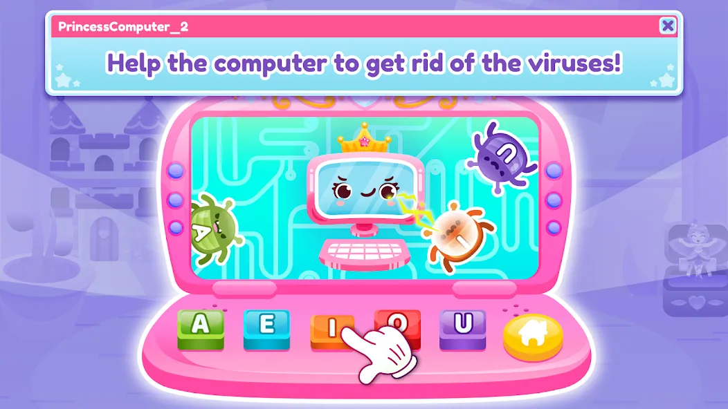 Princess Computer 2 Girl Games [МОД Много денег] Screenshot 2