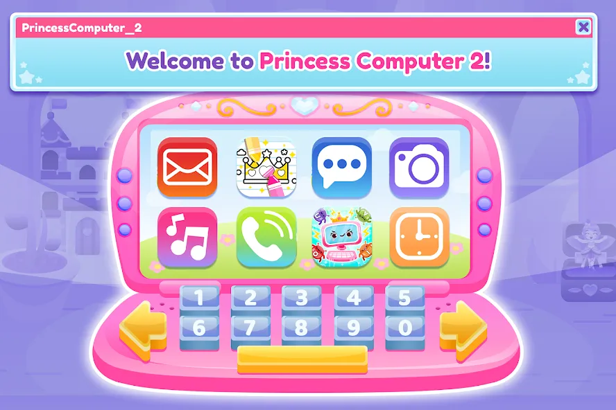 Princess Computer 2 Girl Games [МОД Много денег] Screenshot 5