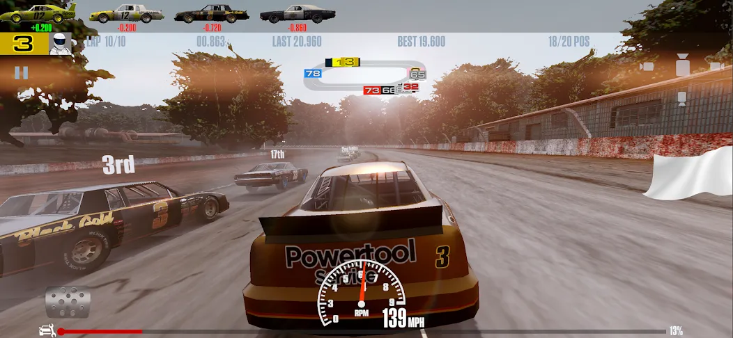 Stock Car Racing (ток Кар Гонки) [МОД Бесконечные монеты] Screenshot 1