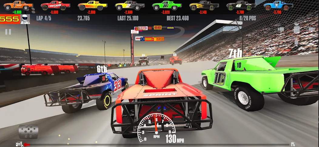 Stock Car Racing (ток Кар Гонки) [МОД Бесконечные монеты] Screenshot 5