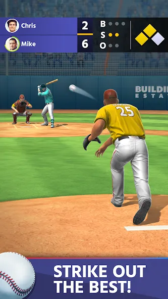Baseball: Home Run Sports Game (Бейсбол) [МОД Много монет] Screenshot 3