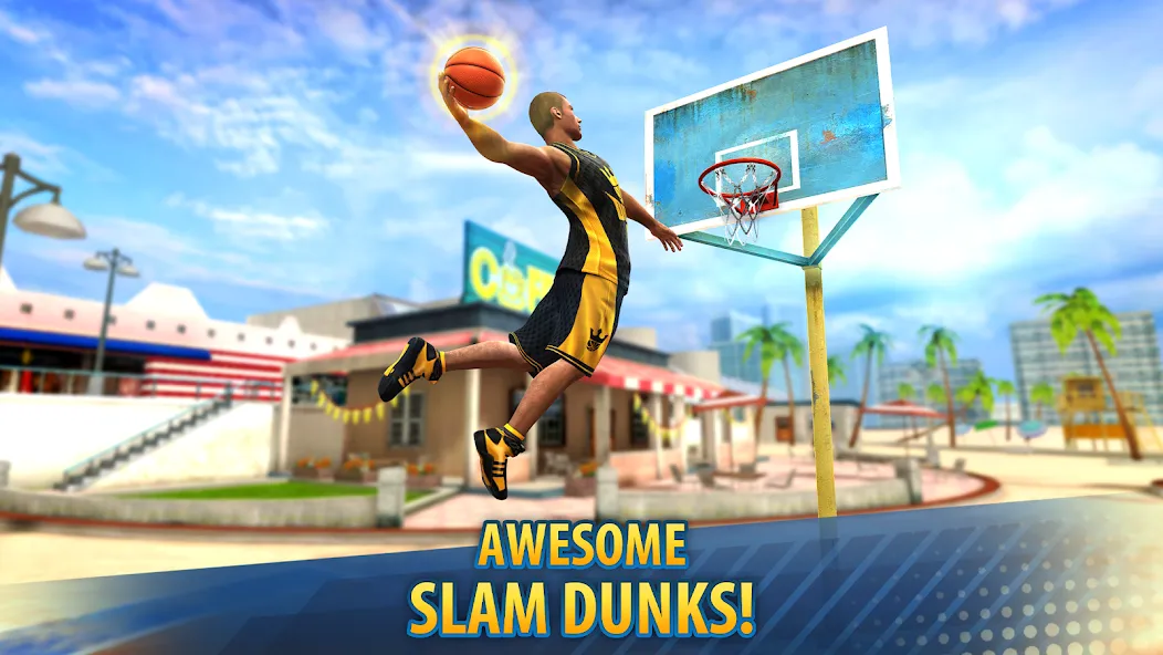 Basketball Stars: Multiplayer (Баскетбол Старс) [МОД Menu] Screenshot 3
