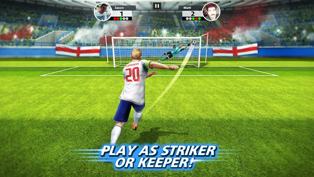 Football Strike: Online Soccer (Футбольный забастовка) [МОД Unlimited Money] Screenshot 1