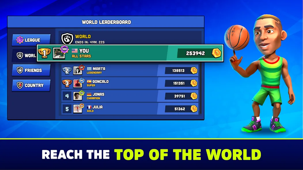 Mini Basketball (Мини баскетбол) [МОД Много денег] Screenshot 4