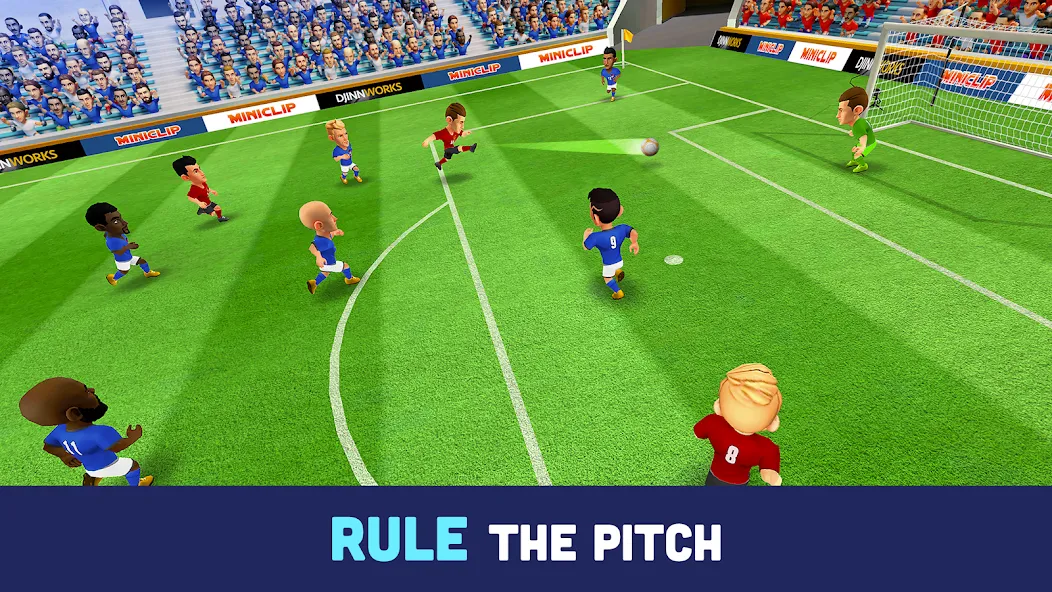 Mini Football - Mobile Soccer (Мини Футбол) [МОД Бесконечные деньги] Screenshot 3