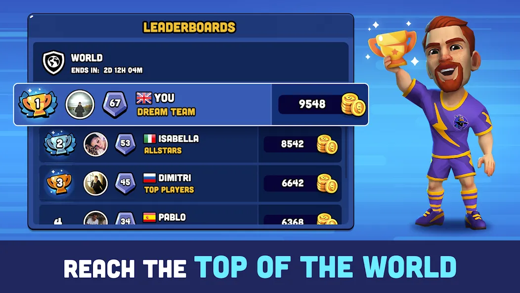 Mini Football - Mobile Soccer (Мини Футбол) [МОД Бесконечные деньги] Screenshot 5