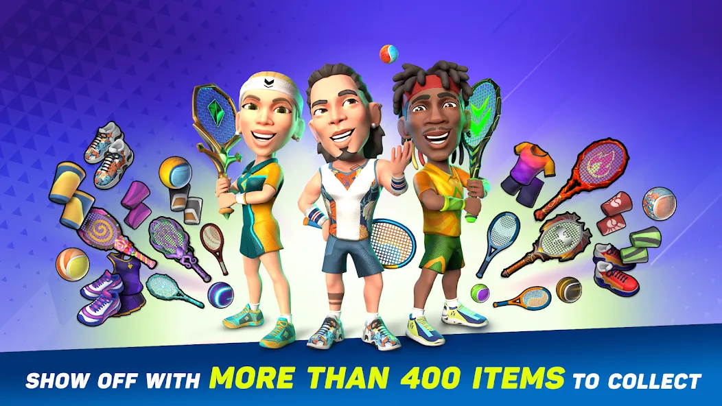 Mini Tennis: Perfect Smash (Мини Теннис) [МОД Mega Pack] Screenshot 5