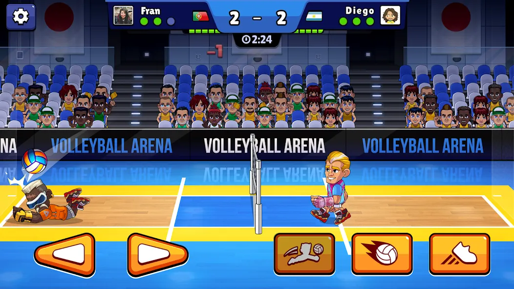 Volleyball Arena: Spike Hard (Волейбольная арена) [МОД Mega Pack] Screenshot 1
