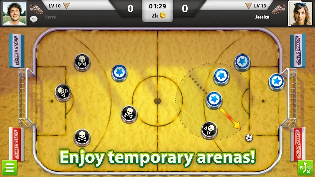 Soccer Stars: Football Games (ок Старс) [МОД Бесконечные монеты] Screenshot 4