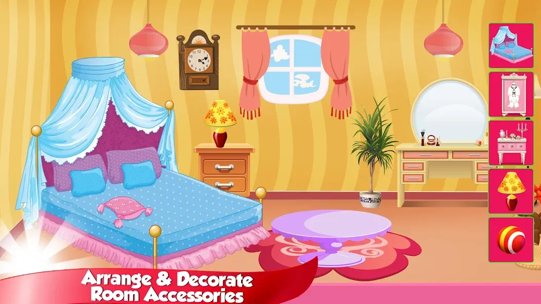 Girl Doll House Design & Clean [МОД Меню] Screenshot 4