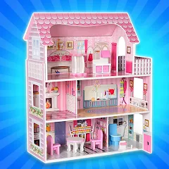 Взломанная Girl Doll House Design & Clean  [МОД Меню]