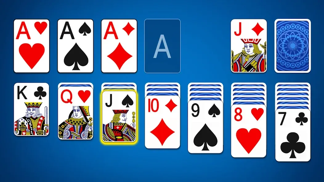 Solitaire Card Game (Солитер карточная игра) [МОД Unlocked] Screenshot 1