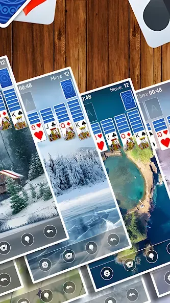 Solitaire Card Game (Солитер карточная игра) [МОД Unlocked] Screenshot 4