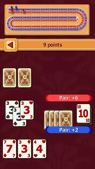 Cribbage (Криббидж) [МОД Много монет] Screenshot 2