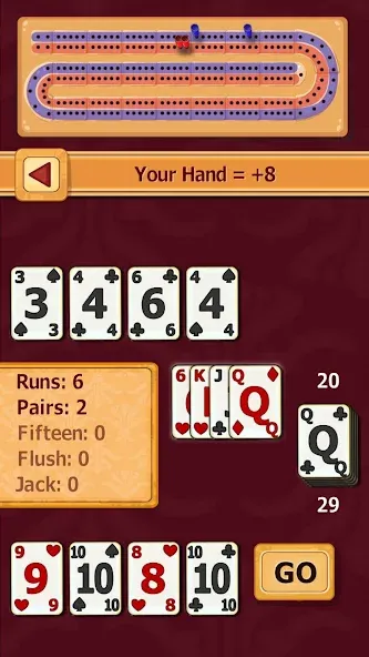 Cribbage (Криббидж) [МОД Много монет] Screenshot 3