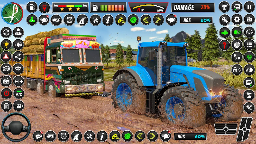 Indian Tractor Games Simulator [МОД Много денег] Screenshot 2