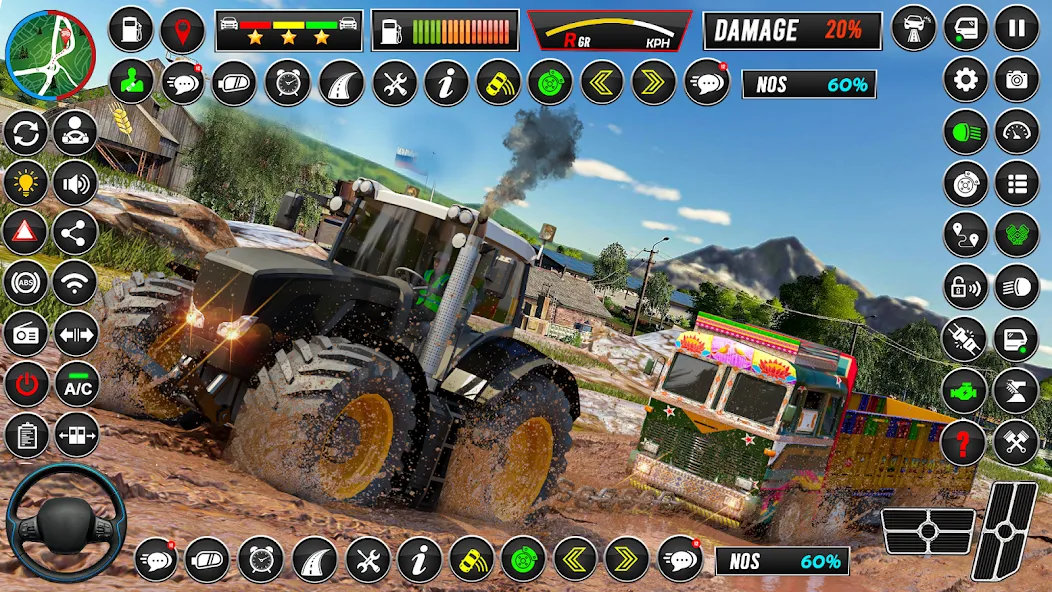 Indian Tractor Games Simulator [МОД Много денег] Screenshot 3