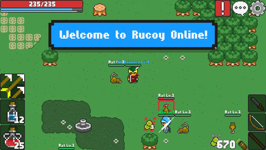 Rucoy Online - MMORPG MMO RPG (Рукой Онлайн) [МОД Бесконечные деньги] Screenshot 1