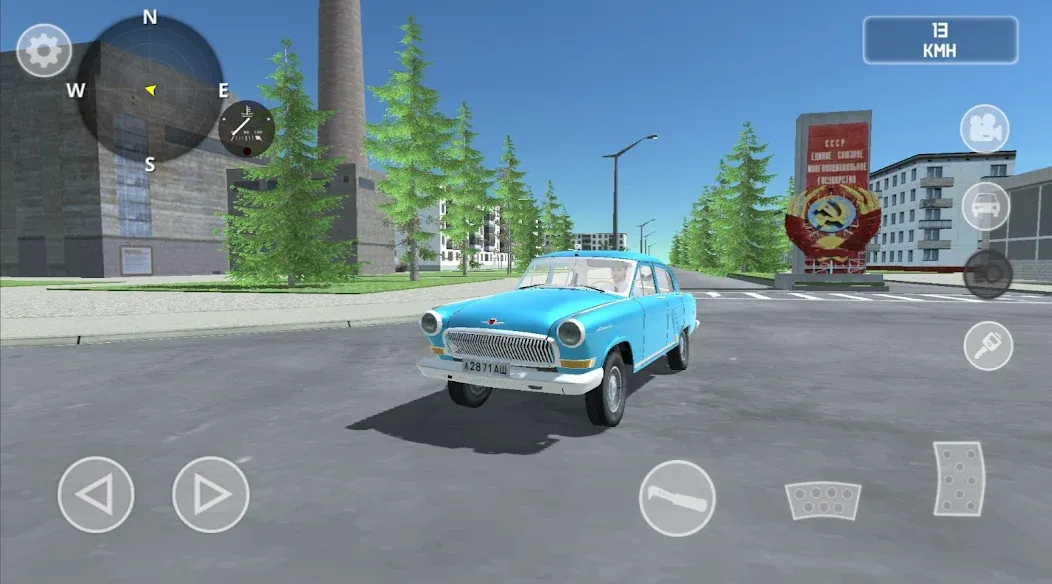 SovietCar: Simulator (оветКар) [МОД Бесконечные монеты] Screenshot 2