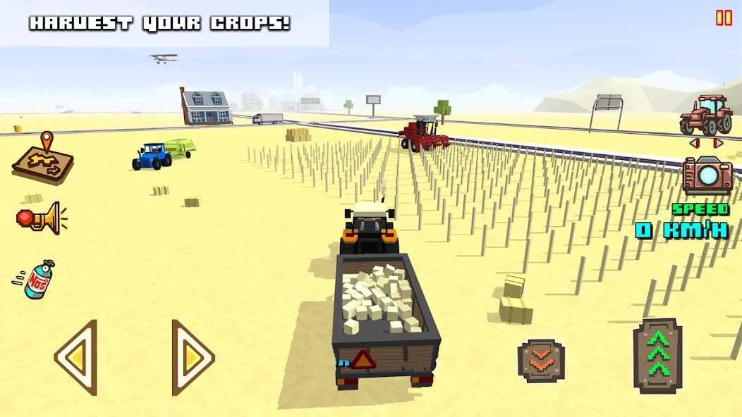 Blocky Farm Racing & Simulator [МОД Меню] Screenshot 4