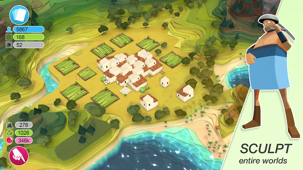 Godus (Годус) [МОД Меню] Screenshot 1
