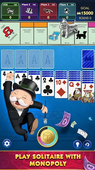 MONOPOLY Solitaire: Card Games (Монополия Солитер) [МОД Menu] Screenshot 1