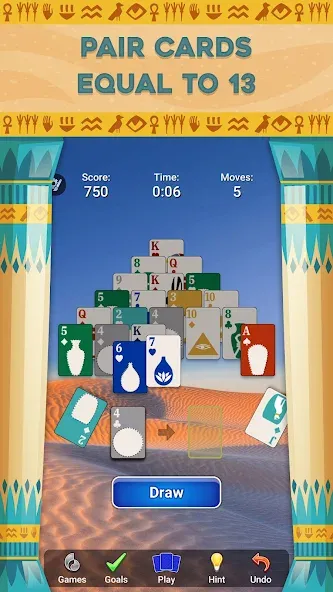 Pyramid Solitaire - Card Games (Пирамида Солитер) [МОД Все открыто] Screenshot 2