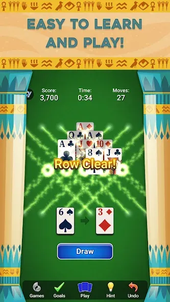 Pyramid Solitaire - Card Games (Пирамида Солитер) [МОД Все открыто] Screenshot 4