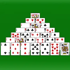 Скачать взломанную Pyramid Solitaire - Card Games (Пирамида Солитер)  [МОД Все открыто]