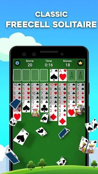FreeCell Solitaire: Card Games (Фрицелл пасьянс) [МОД Mega Pack] Screenshot 1